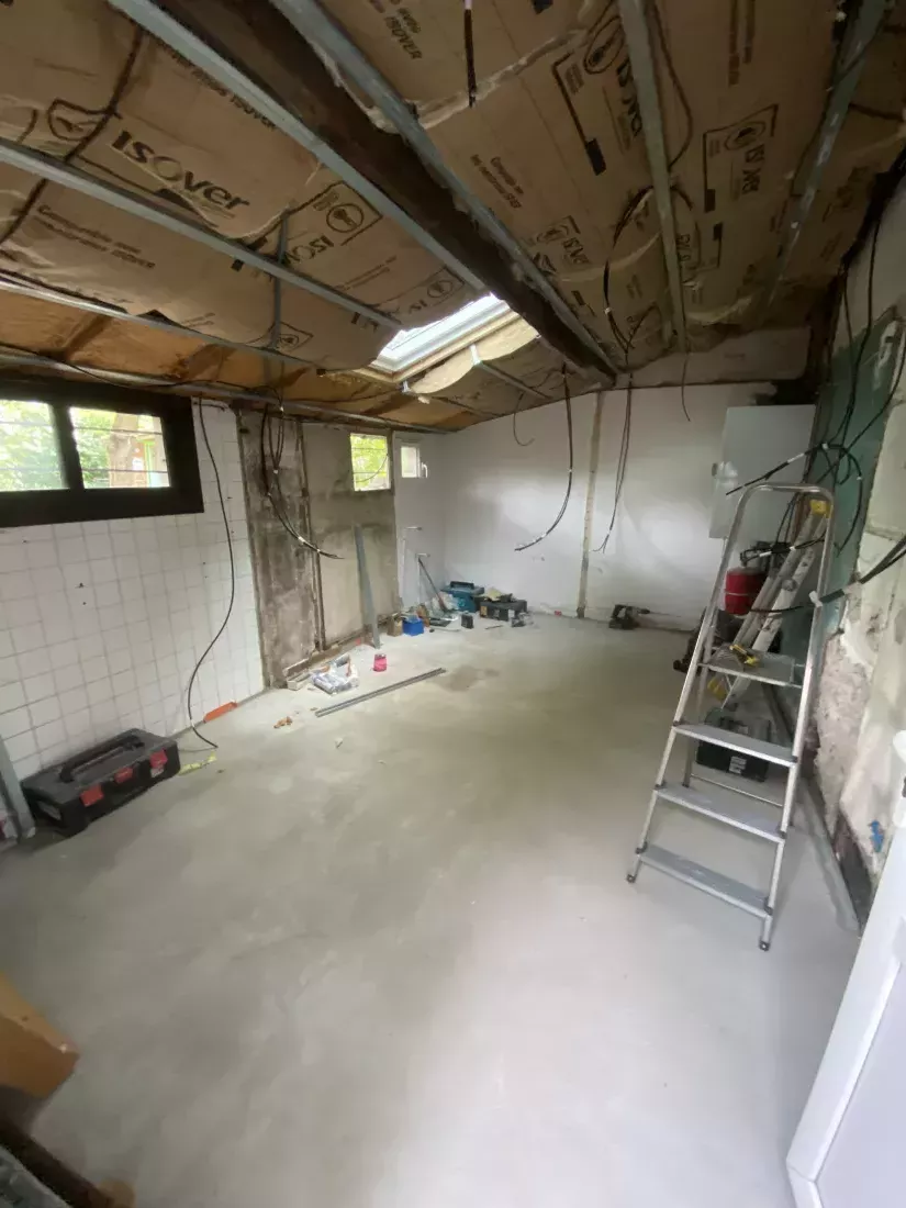 Isolation du plafond