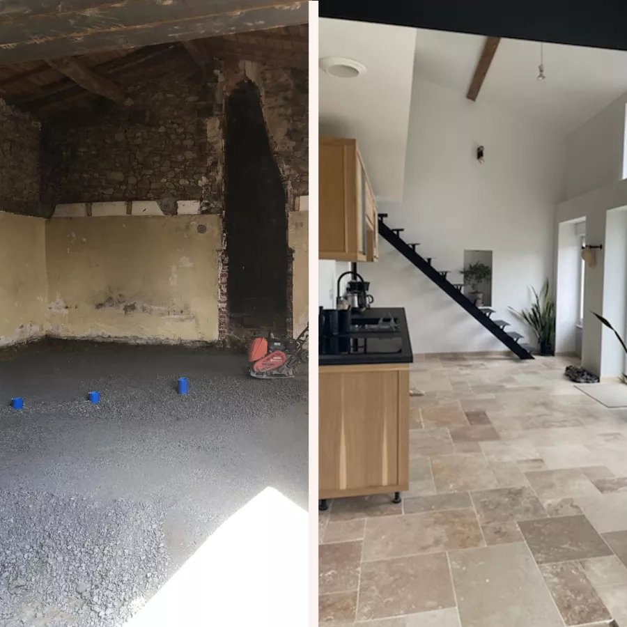 Réalisation : Rénovation complète maison en pierres